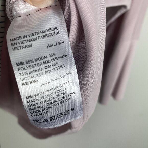 Chicos Womens Sz 0 / Small Pullover Top Dolman Sleeve Pink Mauve Modest Classic - Picture 6 of 7